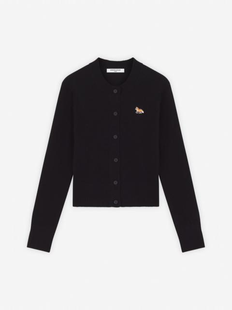BABY FOX PATCH FITTED CARDIGAN