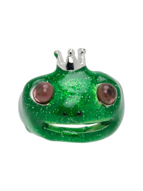 Collina Strada Green Frog Prince Ring
