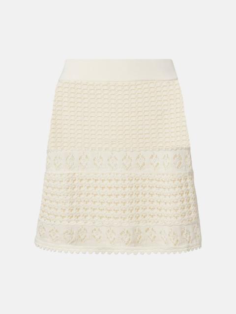 ERES Angela crochet miniskirt