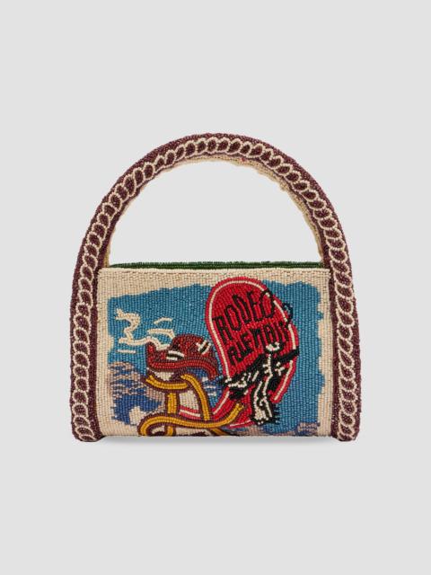 ALÉMAIS Women's Ace Beaded Barrel Top Handle Bag - Multi