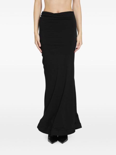 Junya Watanabe ruched-waist maxi skirt