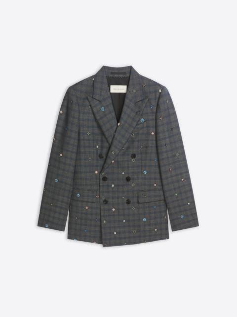 Dries Van Noten EMBROIDERED WOOL BLAZER