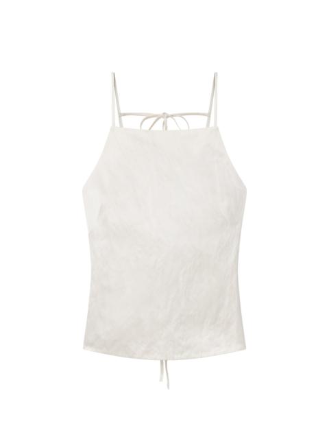A.L.C. Reese Tie-Back Satin Top