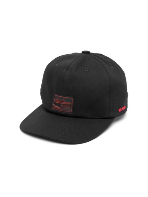 Raf Simons logo-patch baseball cap