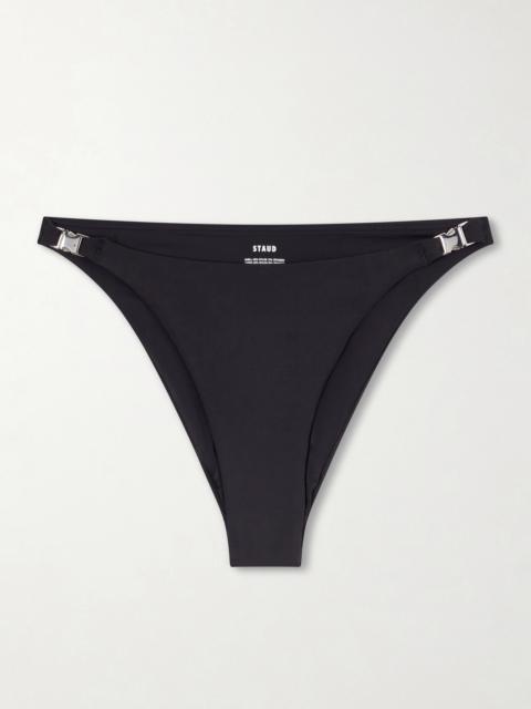 STAUD Espa Embellished Bikini Briefs
