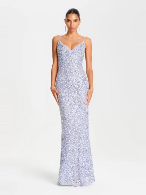 NADINE MERABI Ariana Lilac Dress