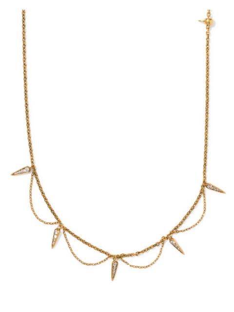 KENDRA SCOTT Fate Vintage Gold Strand Necklace