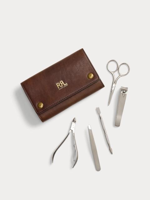 RRL by Ralph Lauren Nail Grooming Kit & Leather Case