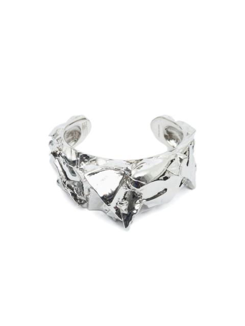 MM6 Maison Margiela polished-finish cuff bracelet