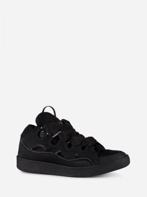 Lanvin LEATHER CURB SNEAKERS