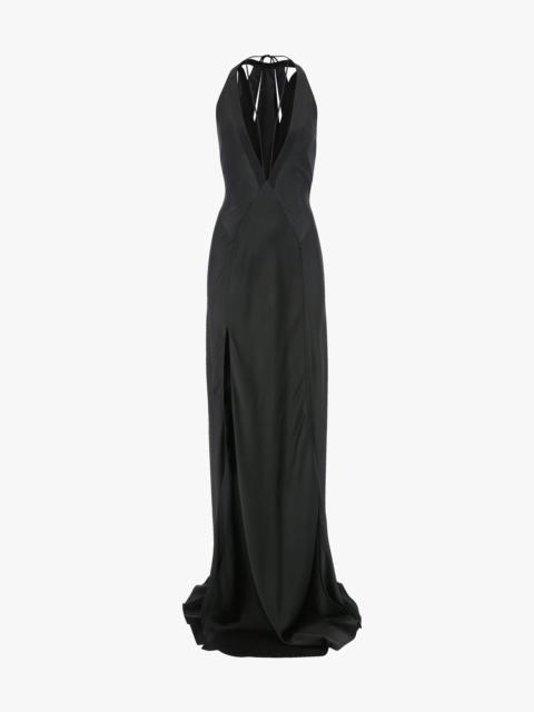 Victoria Beckham Panelled Cami Gown In Black
