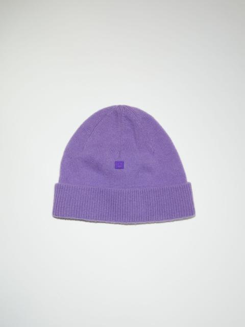 Acne Studios Micro face patch beanie - Iris purple