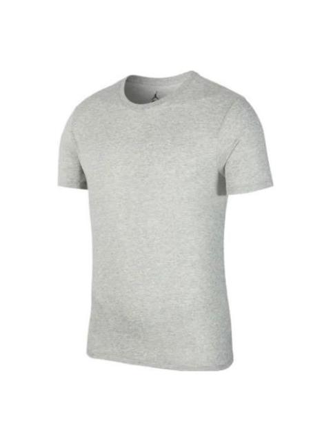 Jordan Men's Jordan Dri-Fit Solid Color Quick Dry Round Neck Short Sleeve Gray T-Shirt 743037-063