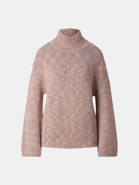 BOGNER Svoni Alpacamix pullover in Rosé/Gray