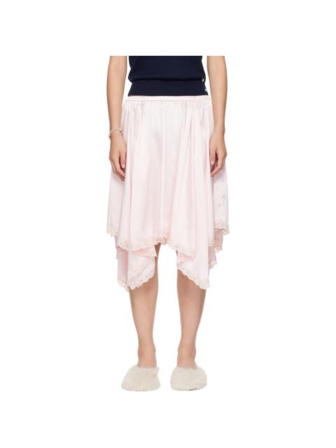 SANDY LIANG Pink Sophie Midi Skirt