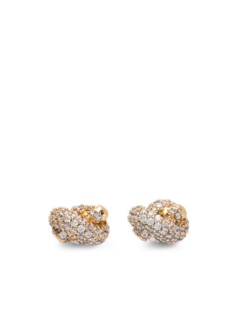 kate spade Sailor's Knot crystal-embellished earrings