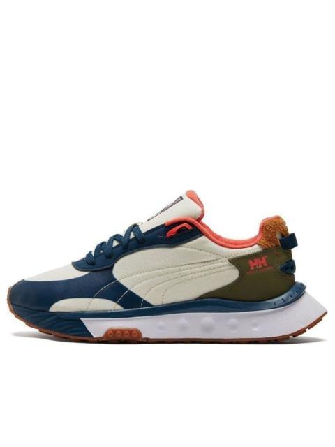 PUMA 사이트맵 지옥 Hansen x 야생 라이더 'Intense 블루 화이트 아스파라거스' 382337-01