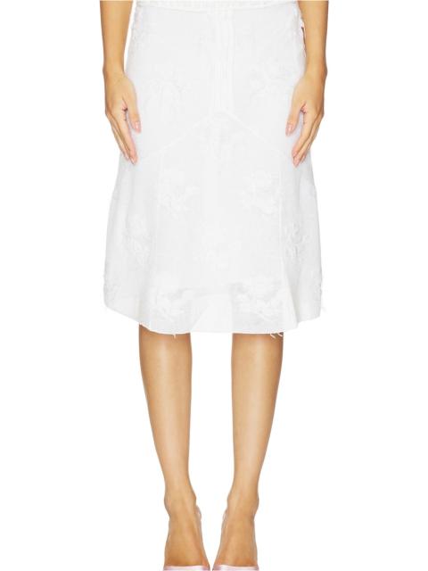 SHUSHU/TONG Threadwork Knit Skirt