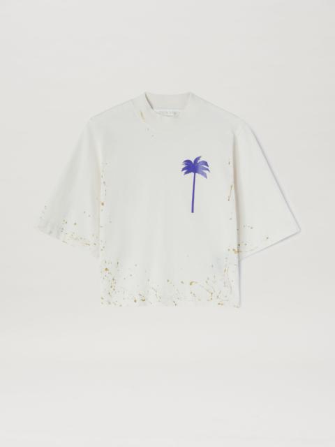 Palm Angels PXP PAINTED FITTED TEE