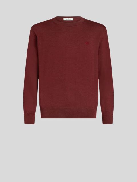 Etro ROUND NECK WOOL JUMPER