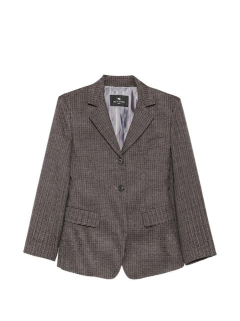 Etro Etro Patterned Single-breasted Jacket