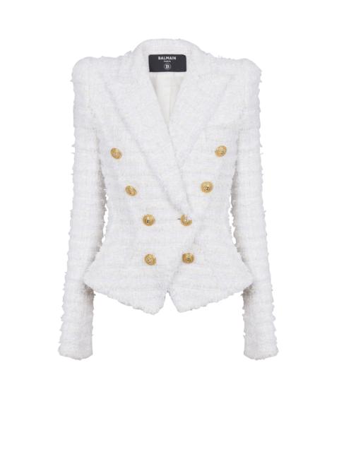 Balmain Slim-fit tweed jacket