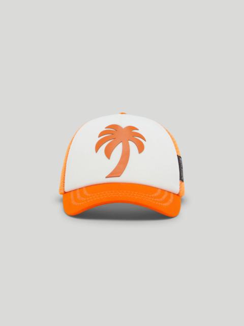 Palm Angels ORANGE PALM TRUCKER HAT