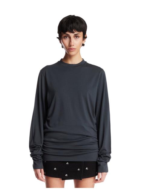 RIER Gray Roundneck Wool T-shirt