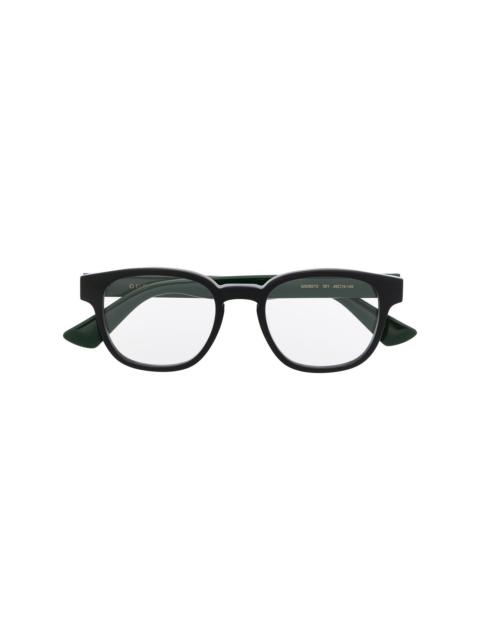 GUCCI square-frame logo-detail glasses