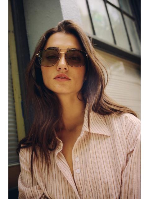FREE PEOPLE Betty Aviator Sunglasses