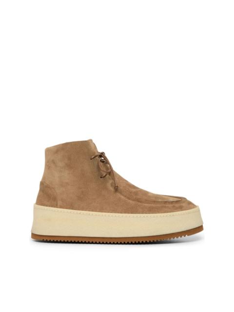 Marsèll Parapana suede platform boots