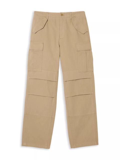 LACOSTE Cotton Twill Straight Fit Cargo Chino Pants