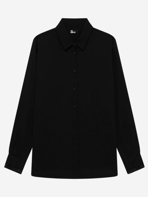 The Kooples BLACK SILK SHIRT