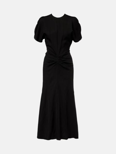 Victoria Beckham Ruched midi dress