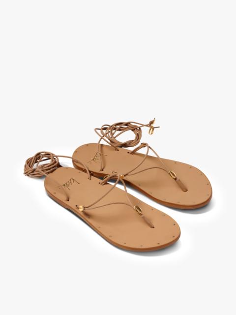 beek Koha Leather Ankle Wrap Sandal
