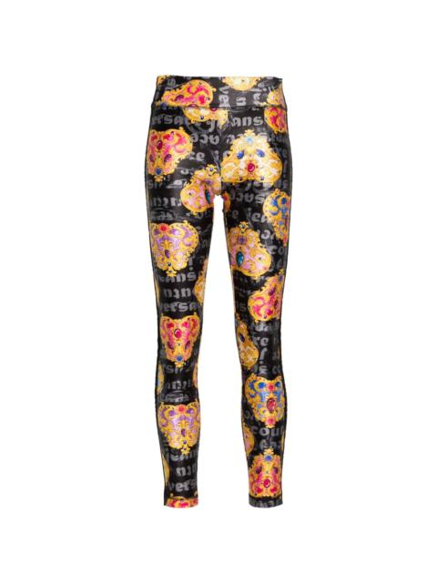 VERSACE JEANS COUTURE Heart Couture-print leggings