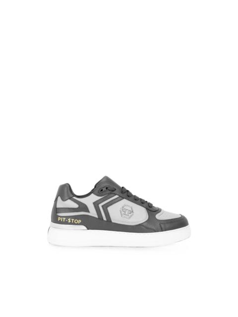 PHILIPP PLEIN low-top Pit-$top deer leather