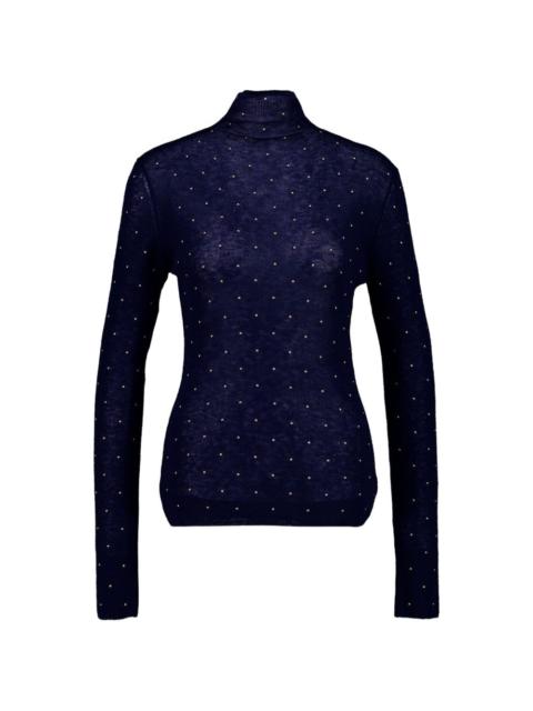 rabanne long-sleeved turtleneck wool