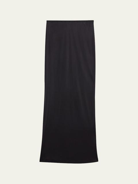 Helmut Lang Fluid Jersey Maxi Skirt