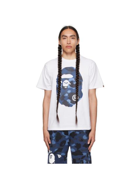 A BATHING APE® White 1st Camo Big Ape Head T-Shirt