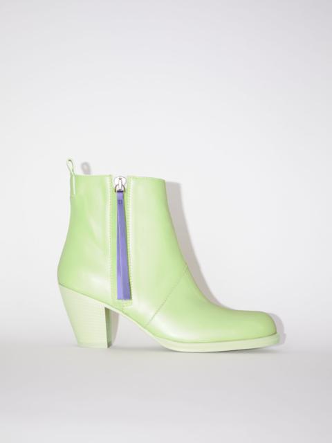 Acne Studios Faux leather boots - Mint green