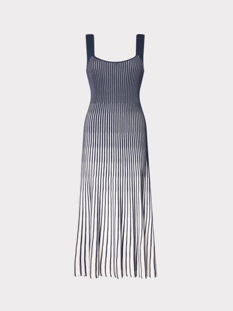 MILLY Jolie Textured Maxi Dress