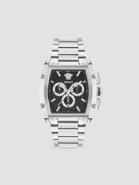 VERSACE Men's Dominus Stainless Steel & 0.01 TCW Diamond Chronograph Watch/42MM x 50MM - Stainless Steel
