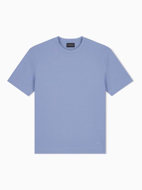 EMPORIO ARMANI JERSEY JACQUARD T-SHIRT