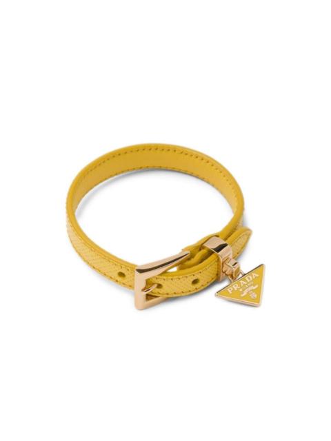 Prada saffiano leather bracelet