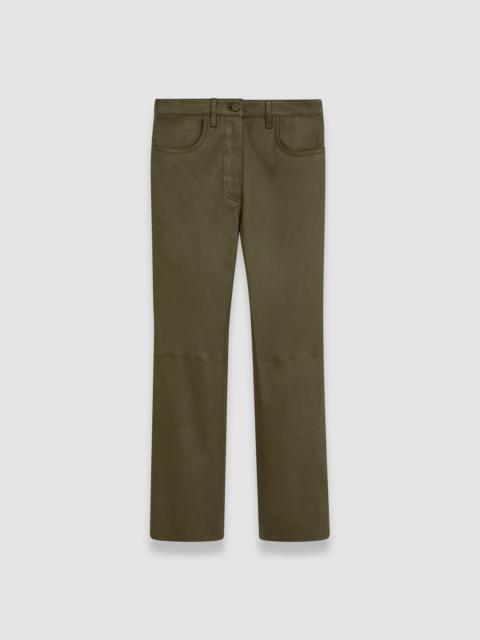 JOSEPH Duke Leather Stretch Trousers