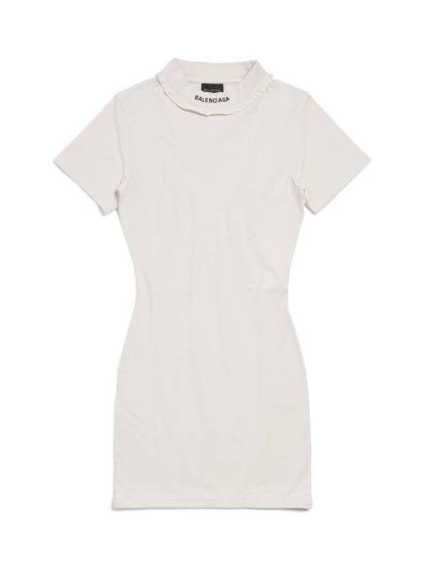 Women's Balenciaga T-shirt Mini Dress in Off White