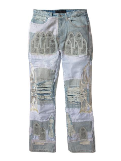 WHO DECIDES WAR WDW WINGED ORGANZA DENIM