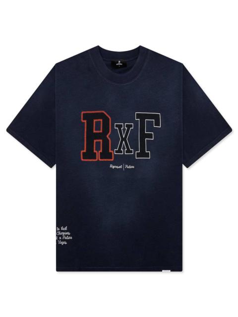 REPRESENT FEATURE X REPRESENT CHAMPIONS T-SHIRT - MIDNIGHT NAVY