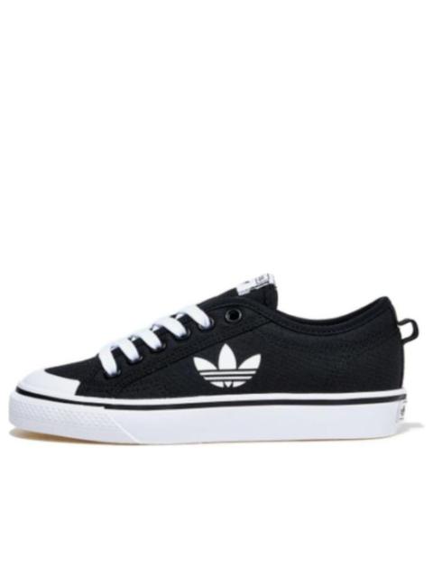 adidas adidas originals Nizza Trefoil 'Black White' HQ6939